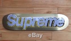 100% authentic Supreme Bling Box Logo Skate Deck SS13