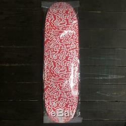 18Fw Keith Haring Element Skateboard Deck Red Outdoor Sports Unused Rare J9