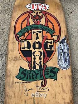 1978 Dog Town Skates Jim Muir Skateboard, Vintage Kryptonics Wheels Tracker
