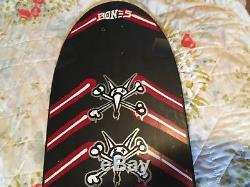 1980 Powell Peralta Team Deck Near Mint Rat Bones Skateboard black red white