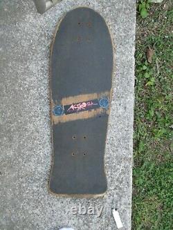 1980's. SANTA CRUZ SLASHER Vintage skateboard deck rare KEITH MEEK