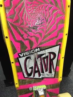 1980's Vision Gator 2 Mark Rogowski Skateboard Vintage & Original RARE