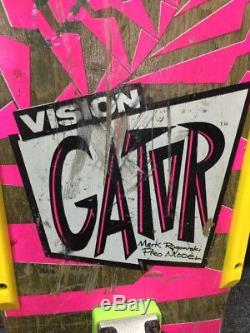 1980's Vision Gator 2 Mark Rogowski Skateboard Vintage & Original RARE