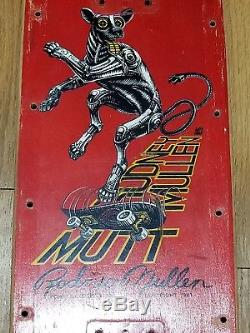 1981 Powell Peralta Rodney Mullen Mutt freestyle skateboard deck rare vintage
