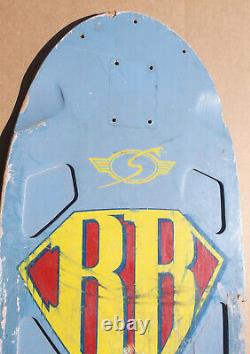 1981 Sims Brad Bowman Superman Skateboard Deck Rare Original Vintage