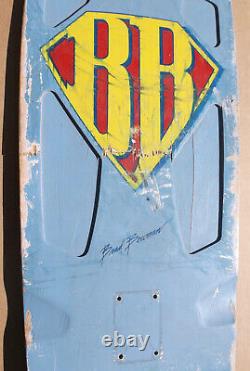 1981 Sims Brad Bowman Superman Skateboard Deck Rare Original Vintage