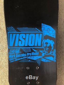 1986 Vision Mark Gonzales Face Black Skateboard Deck OG Vintage old