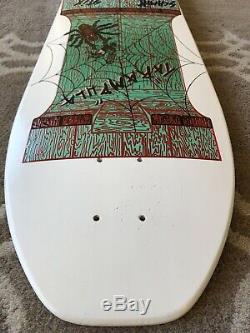 1987 NOS Schmitt Stix Tarampula Vintage Skateboard Deck Grosso Shape Santa Cruz