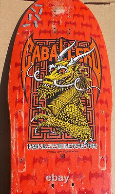 1987 Powell Peralta Steve Caballero Dragon & Bats Skateboard Deck Rare Vintage