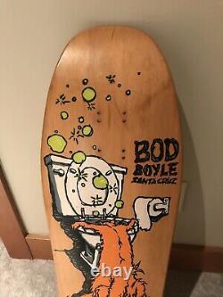 1990 Vintage Santa Cruz Bod Boyle Sick Cat NOS OG Skateboard Deck Rob Roskopp