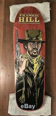 1991 Powell Peralta Frankie Hill Signed Clint Skateboard Deck By Sean Cliver