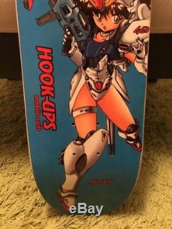 1997 Hook Ups Mobile Suits Slick Skateboard Deck Dream Girl Nos Jeremy Klein Dbz