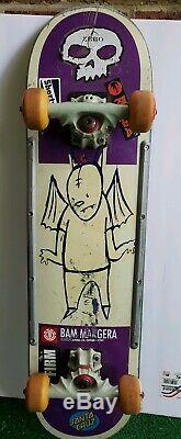 2001 Bam Margera Element Bat Manimal Triumph 32 Deck Rare Complete Skateboard
