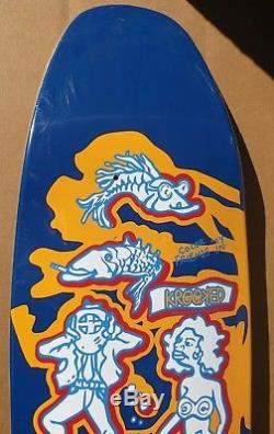 2003 Krooked Mark Gonzales Color My Friends Skateboard Deck Rare Nos