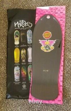 2021 Santa Cruz Natas Skateboard Blind Bag Autographed #22/50 Box & Info Sheet