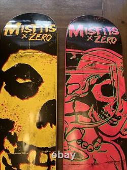 2021 Zero Mifits Skateboard Decks Set Lot 1st Edition limited to /300 (4)