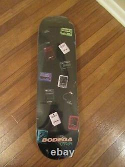 (2) BODEGA Page Me Skate Deck Skateboard Black Brand New Sealed Free U. S. S&H