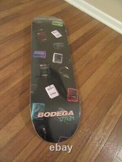 (2) BODEGA Page Me Skate Deck Skateboard Black Brand New Sealed Free U. S. S&H