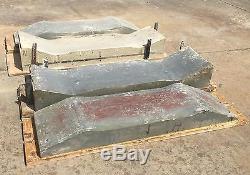 2 EPOXY concrete Skateboard HIGH Mold concave for manufacturing lamination