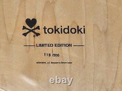 2 NEW Tokidoki Skateboard Decks Hanami Picnic Sakura & Kauai All-Stars Ltd Ed