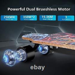 350W Electric Skateboard 37'' Electric Longboard 700W Dual Motor with Remote Gift