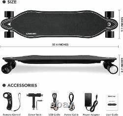 37'' Electric Skateboard 700W Dual Motor 350W Electric Longboard with Remote Gift