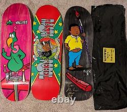 4 Prime Skateboard Decks. 3 Signed including McKee, Pastras, & Markovich