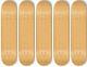 5 BLANK Skateboard DECKS Deck 8.25 in NATURAL + GRIPTAPE