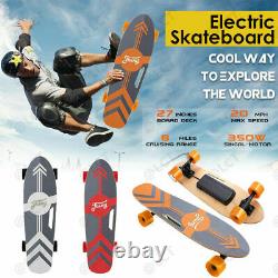 7/8 Maple Deck Dual Motor Electric Skateboard Adults Longboard Crusier with Remote
