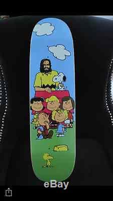Adam Mcnatt 101 Charlie Manson Brown Skateboard Deck Nos Sean Cliver