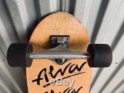 ALVA 1979 Tri Logo Black Old School Certified Reissue Complete Skateboard Deck