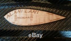 Alani Lani 36 Keahi, longboard deck firm, drop through, push, paddle, carbon