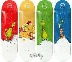 Almost x Dr Seuss The Grinch Who Stole Christmas Full Set Of 4 Skateboard Decks