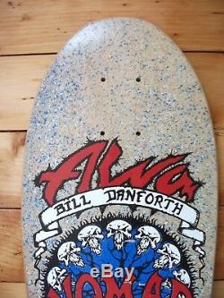 Alva skateboard NOS 1988 Bill Danforth Nomad rare vintage original deck