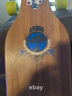 Arbor AXIS Bamboo 40 Longboard Venice, Ca P. Stephen Mater's/R. Byron Bagwell