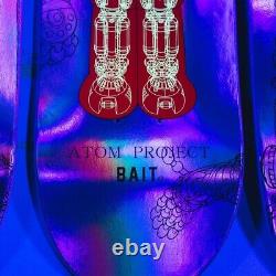 Astro Boy x Bait Glow in the Dark Skate Deck 3 Skateboard Set Silver Limited 200