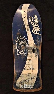 Awesome Original Vintage Santa Cruz 1988 Jeff Grosso Enjoy Skateboard Deck