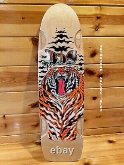 BDS Tiger Cat Longboard Skateboard Deck Bulldog Skates Wes Humpston Dogtown Art