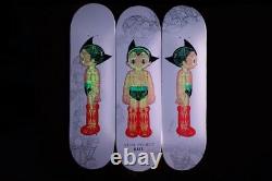Bait X Astro Boy Atom Project Skateboard Deck Set Of 3 Limited Glow In Dark Og