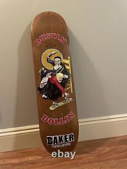 Baker Skateboard Deck Dustin Dollin Rare 8.0 Brand New