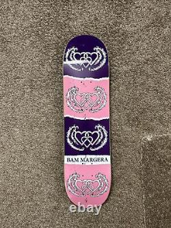 Bam Margera Heart Supply Skate Deck Pink 8.25 New