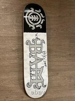 Bam Margera Signed HIM Reissue 25th Anniversary Skateboard Deck RARE 4 Moon Mark