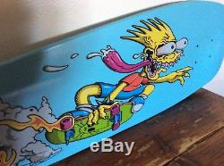 Bart Simpson Santa Cruz Slasher Skateboard Deck. Limited Edition. Rare. New