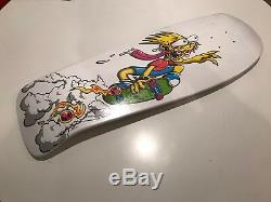 Bart Simpson Santa Cruz Slasher Skateboard Deck Numbed 500 Limited Edition RARE
