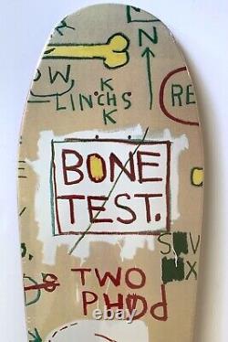 Basquiat Skateboard deck bone test art dc shoes limited edition