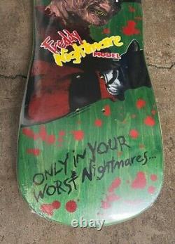 Beyond Rare Vintage Vision 1988 FREDDY KRUEGER OG NOS Skateboard MINT IN SHRINK
