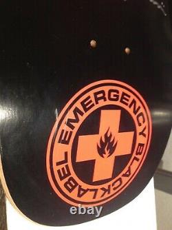 Black Label Emergency Jeff Grosso signed Donkey Ragdoll Eeyore skateboard deck