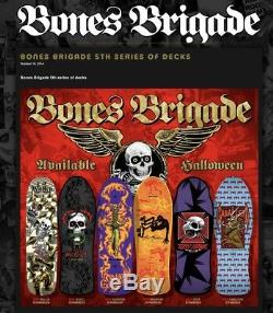 Bones Brigade 5th Series Powell Peralta Mike McGill Reissue NOS Black Dip Deck