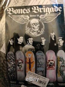 Bones Brigade Mike McGill 12th Series Reissue Skateboard Deck Silver 9.94