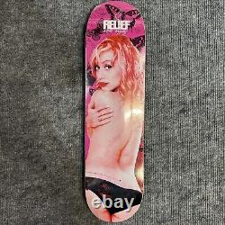 Brittany Murphy Portrait Skateboard 8.25 Deck Green Top Relief Skate Supply